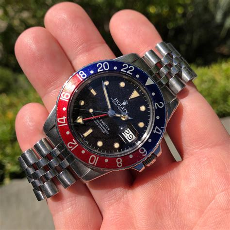 rolex gmt master pepsi vintage.